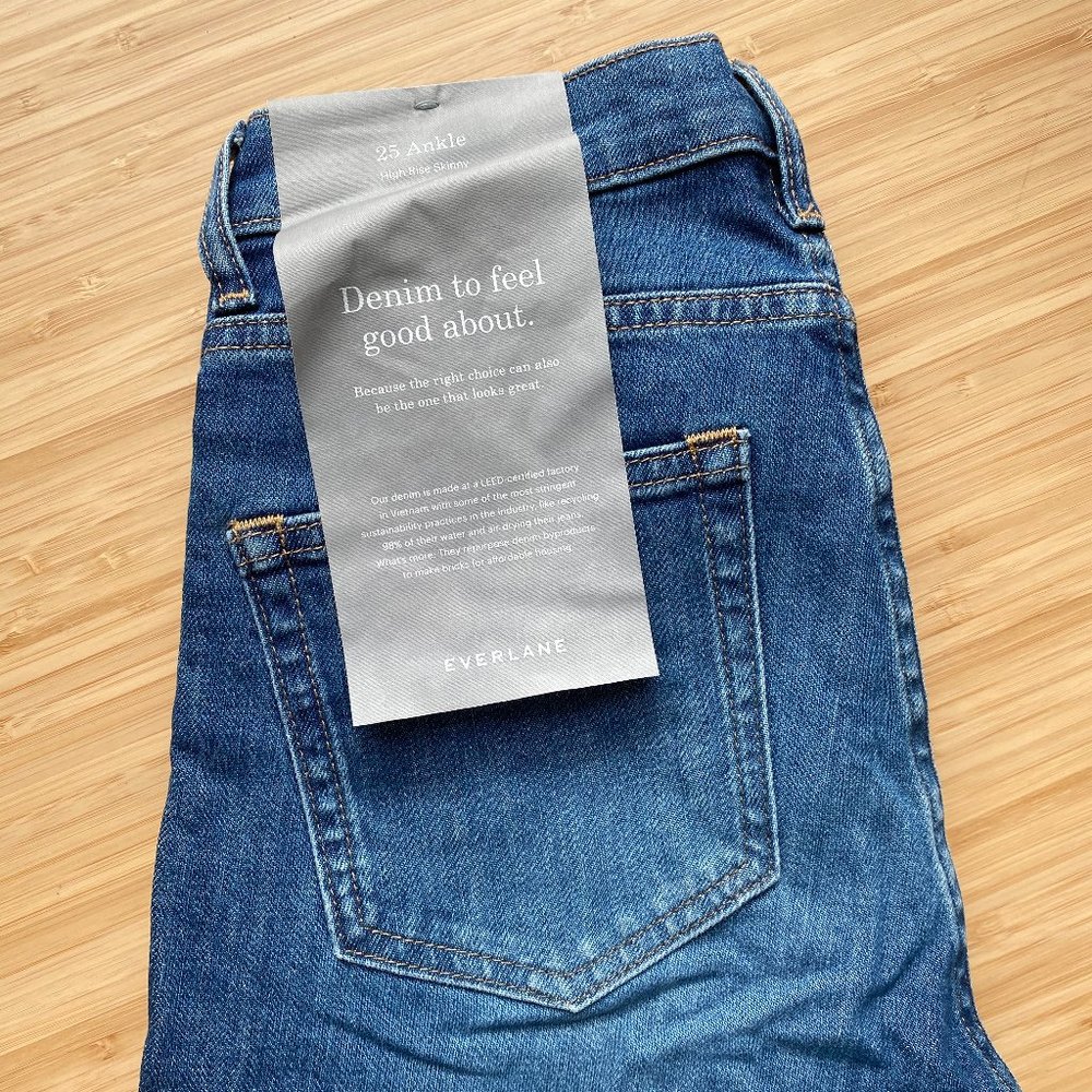 Everlane High Rise Skinny Jeans 25